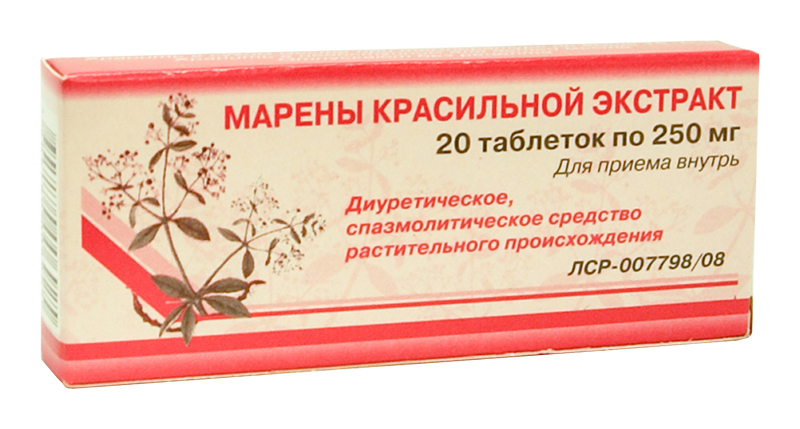 Корень марены красильной: способы применения, лечебные свойства и противопоказания