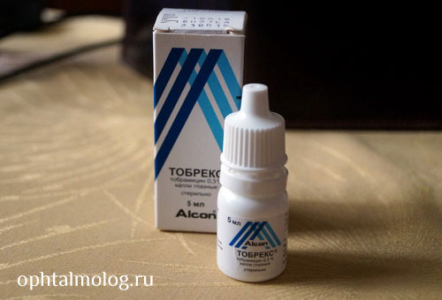 Глазные капли тобрекс