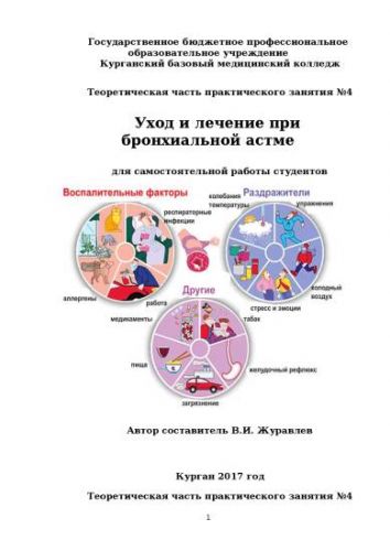 Принципы и основные методы немедикаментозного лечения бронхиальной астмы