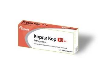 ЭсКорди Кор - инструкция по применению, аналоги, отзывы и формы выпуска таблетки 2,5 мг и 5 мг лекарственного препарата для лечения повышенного давления или артериальной гипертензии у взрослых, детей и при беременности. Состав
