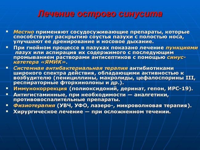 Антибиотики при синусите у взрослых и детей: лечение, названия препаратов