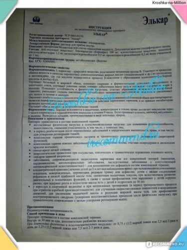 Как принимать л-карнитин для похудения