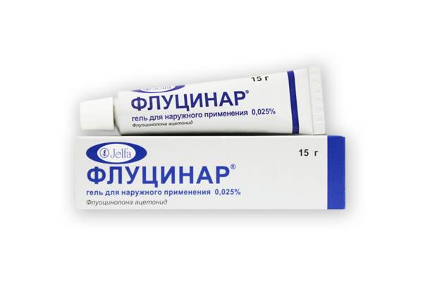 Флуцинар мазь - гормональное средство от псориаза, дерматита, экземы