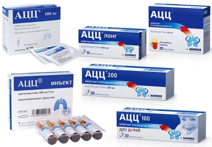 Ацетилцистеин инструкция по применению