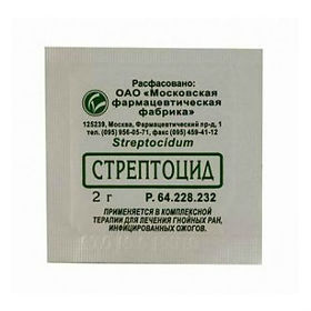 Линимент стрептоцида - инструкция по применению