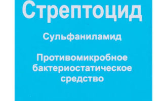 Стрептоцид в таблетках от чего