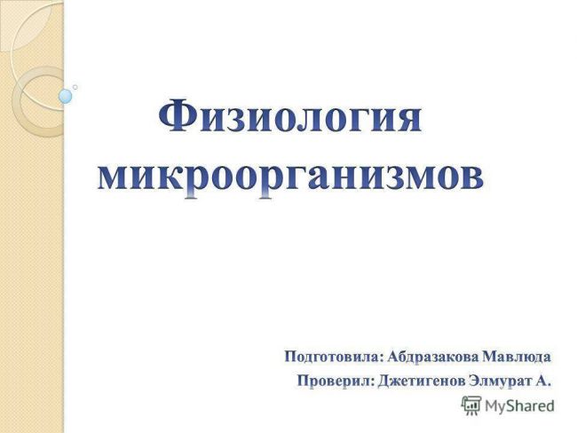 Энергетический обмен микроорганизмов