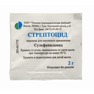 Линимент стрептоцида - инструкция по применению