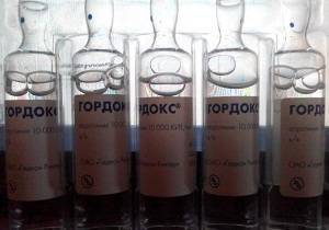 Гордокс - официальная инструкция по применению