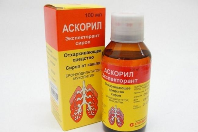 При каком кашле применяется аскорил?