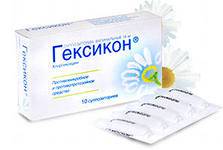 Инструкция по применению препарата «гексикон»: свечи и таблетки