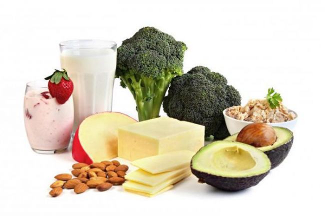 Продукты с высоким содержанием кальция (таблица)
