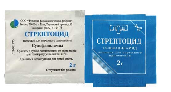 Стрептоцид — инструкция по применению, цена