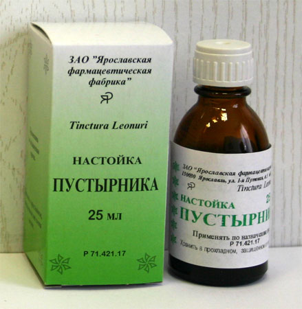 Настойка пустырника