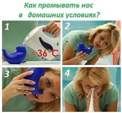 Чем промыть нос в домашних условиях при заложенности