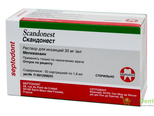 Скандонест (scandonest) - инструкция по применению в стоматологии