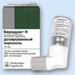 Беродуал аэрозоль для ингаляций: инструкция по применению, цена, отзывы, аналоги