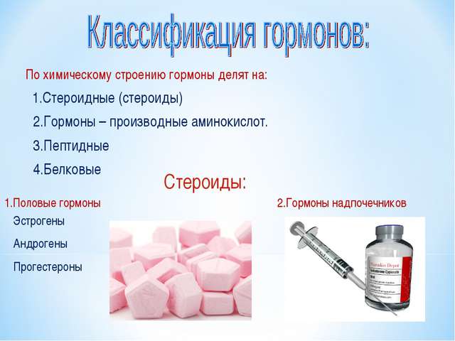 Стероидные гормоны: что это такое? список, обзор, действие на организм