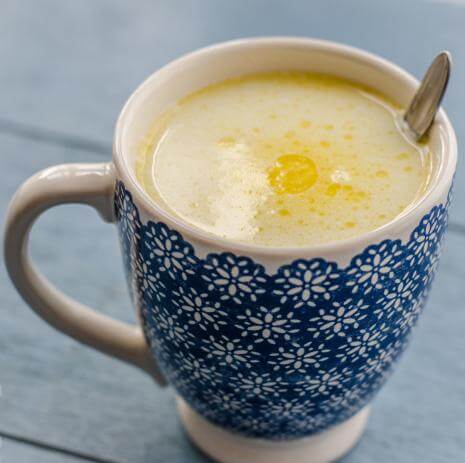 Молоко с медом от кашля