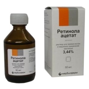Ретинола ацетат, раствор масляный для приема внутрь и наружного применения. ретинола ацетат: инструкция по применению и для чего он нужен, цена, отзывы, аналоги ретинол раствор для наружного применения