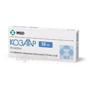 Препарат: козаар в аптеках москвы