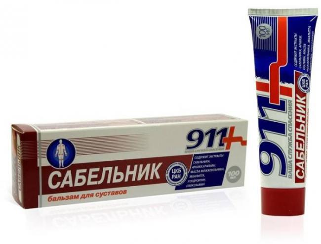 Мазь сабельник для суставов: инструкция по применению