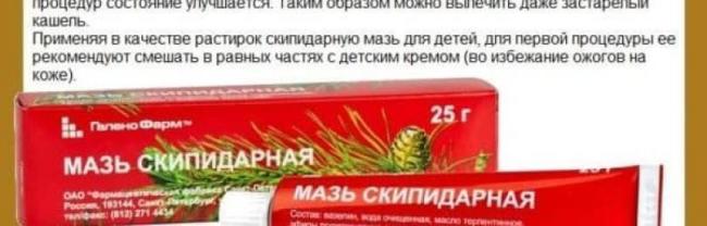 Разогревающие мази при бронхите