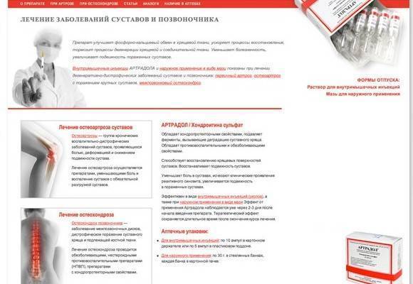 Артрадол отзывы