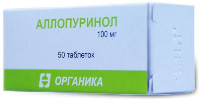 Аллопуринол: таблетки 100 мг и 300 мг эгис