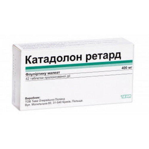 Катадолон (katadolon): описание, рецепт, инструкция