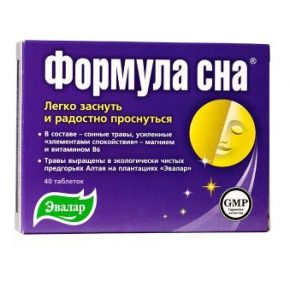 Формула сна – инструкция по применению, отзывы, цена, таблетки
