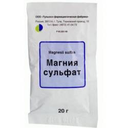 Магния сульфат - инструкция по применению, побочные эффекты, отзывы, цена