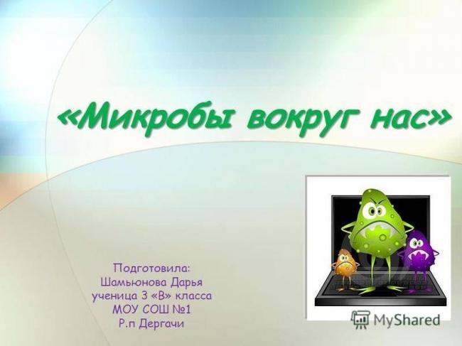 Человек и бактерии