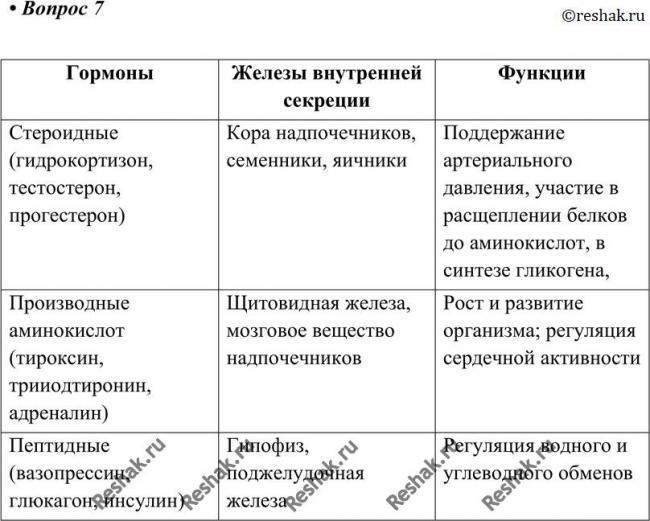 Стероидные гормоны: механизм действия, виды, функции, биохимия