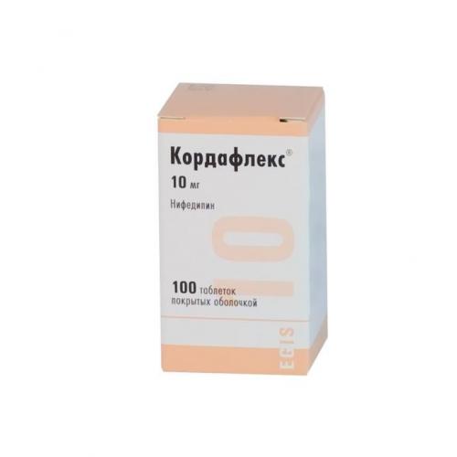 Инструкция по применению таблеток кордафлекс — при каком давлении и как принимать?