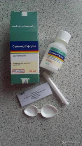 Сумамед при бронхите у беременных