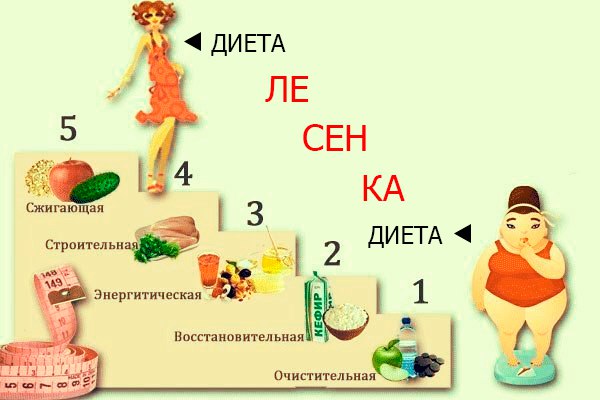 Диета "лесенка": отзывы и результаты. меню на 5 дней, на 12 дней