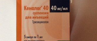 Уколы кеналог