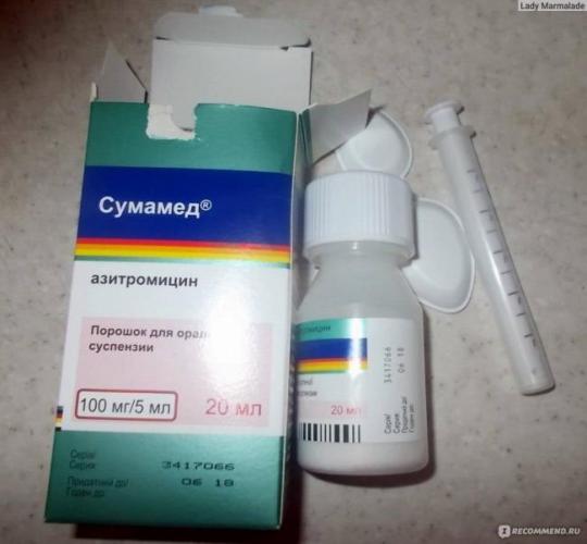 Сумамед при обструктивном бронхите