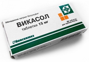 Викасол: раствор и таблетки, как принимать