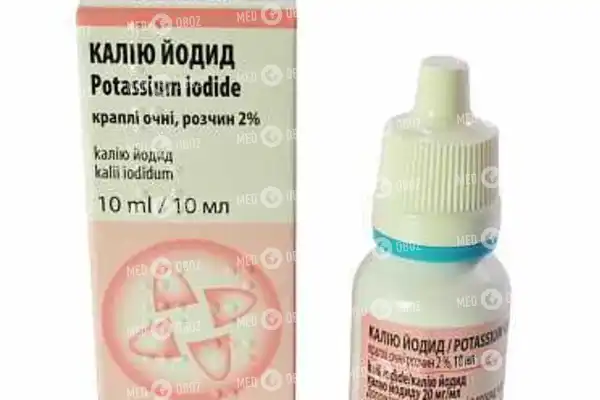 Глазные капли калия йодид