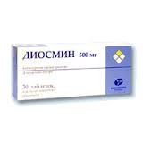 Диосмин: таблетки 600 мг