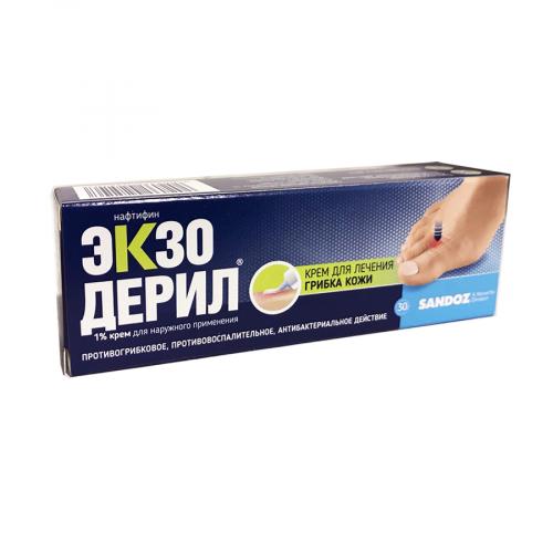 Экзодерил: использование лекарства при грибке