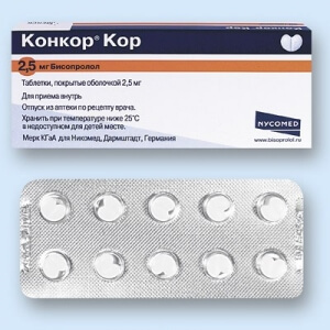 Конкор кор – инструкция по применению, 2,5 мг, цена, отзывы, аналоги