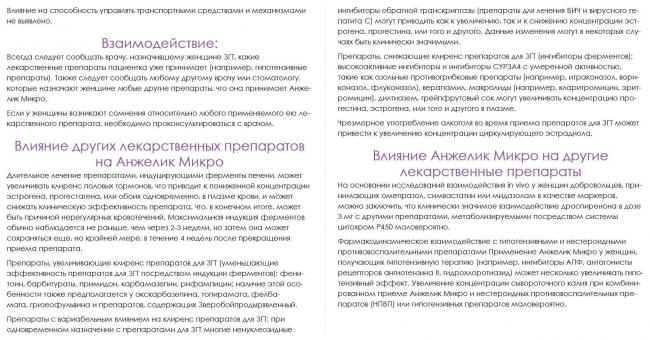Анжелик - официальная инструкция по применению