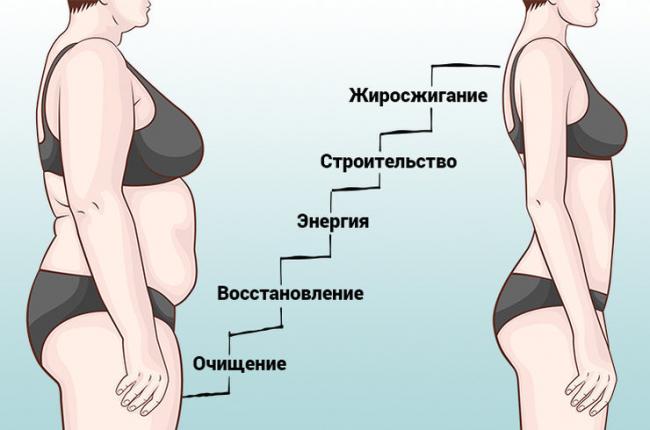Диета лесенка – меню на 5 дней