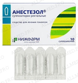 Инструкция по использованию свечей анестезол
