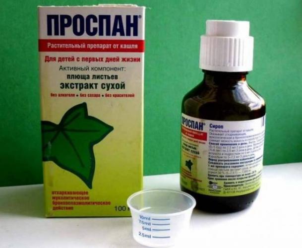 Лекарство от кашля на основе плюща для детей