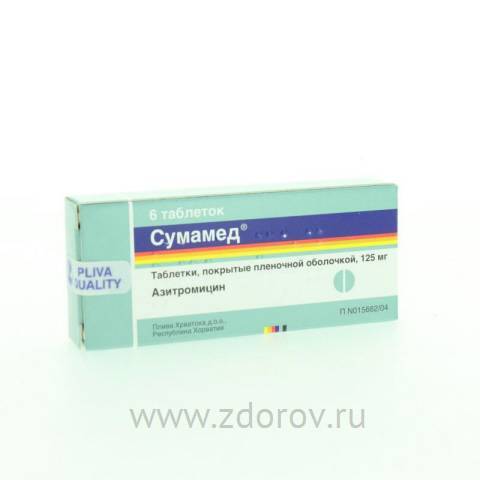 Сумамед при обструктивном бронхите