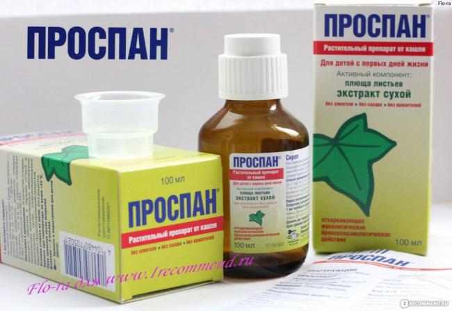 Лекарство от кашля проспан аналоги